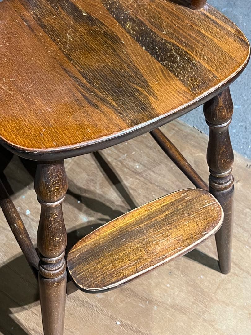 飛騨産業 キツツキマーク 穂高 ベビーチェア 乳幼児用 ハイチェア