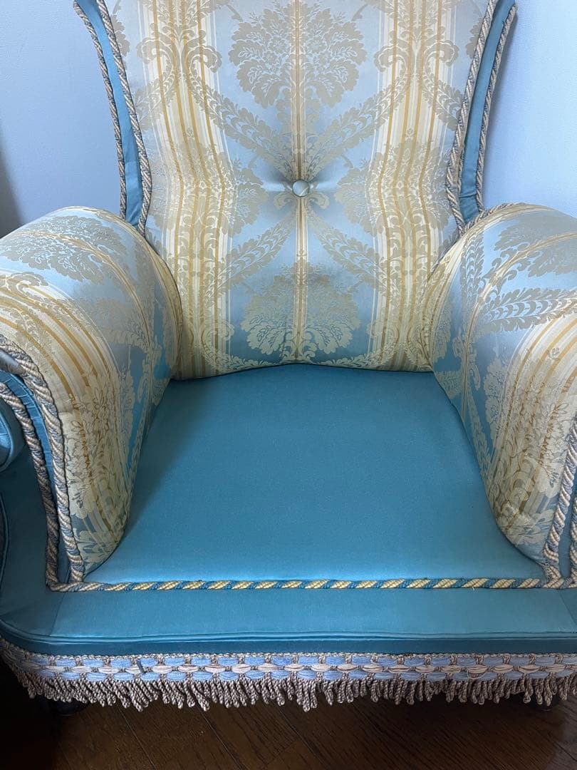 maron❣️ロココ調家具 2Pエレガント 右 1人掛ソファー アームチェア