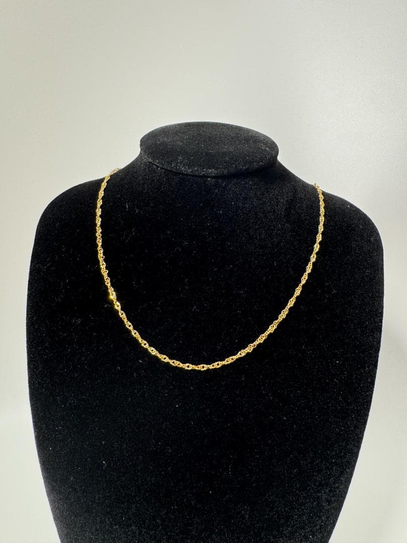 日本製K18ゴールド リンクチェーン ネックレス2.07g