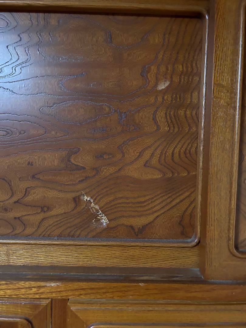 木製ブラウンチェスト タンス　収納　チェスト　押入れ　洋服　衣類　大型家具　家具