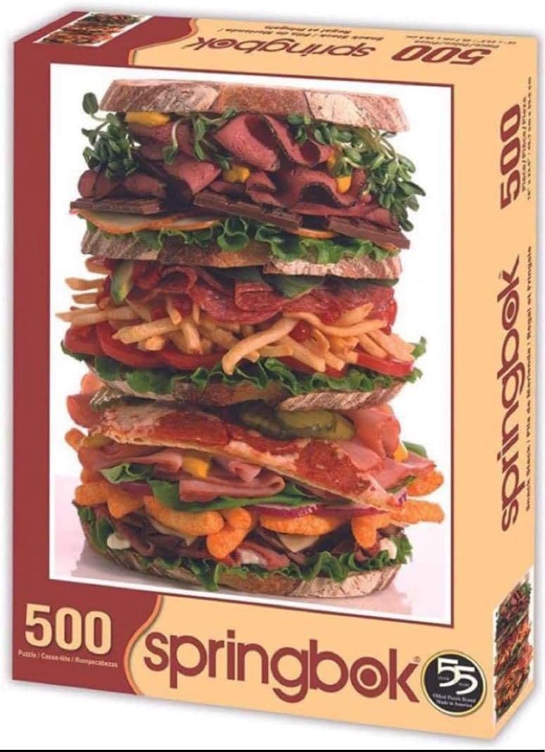 新品未使用✨Springbok 500ピース ジグソーパズル スナックスタック