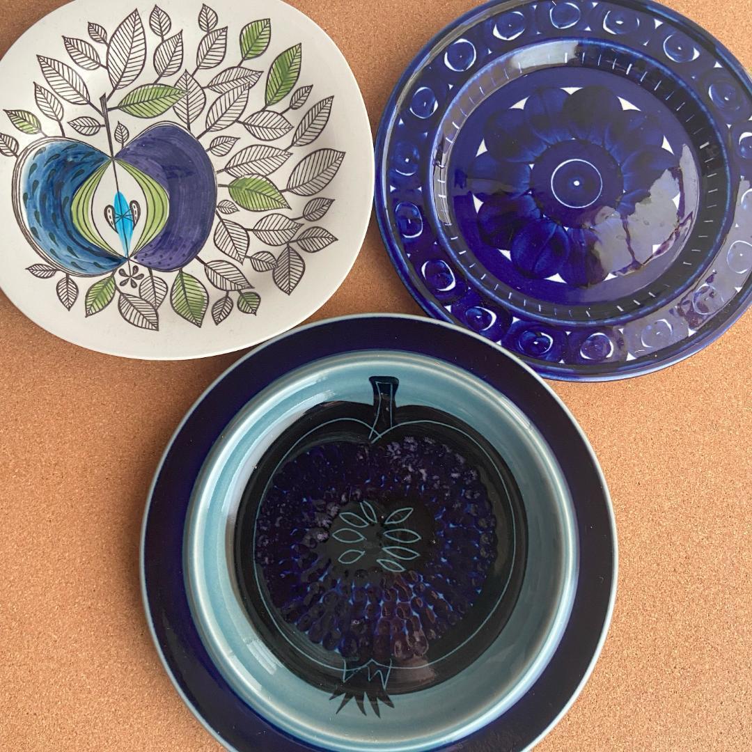 アラビア FRUCTUS フラクタス 青 ブルー Φ20 プレート 1枚 C