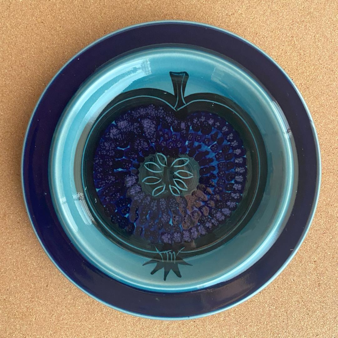 アラビア FRUCTUS フラクタス 青 ブルー Φ20 プレート 1枚 C