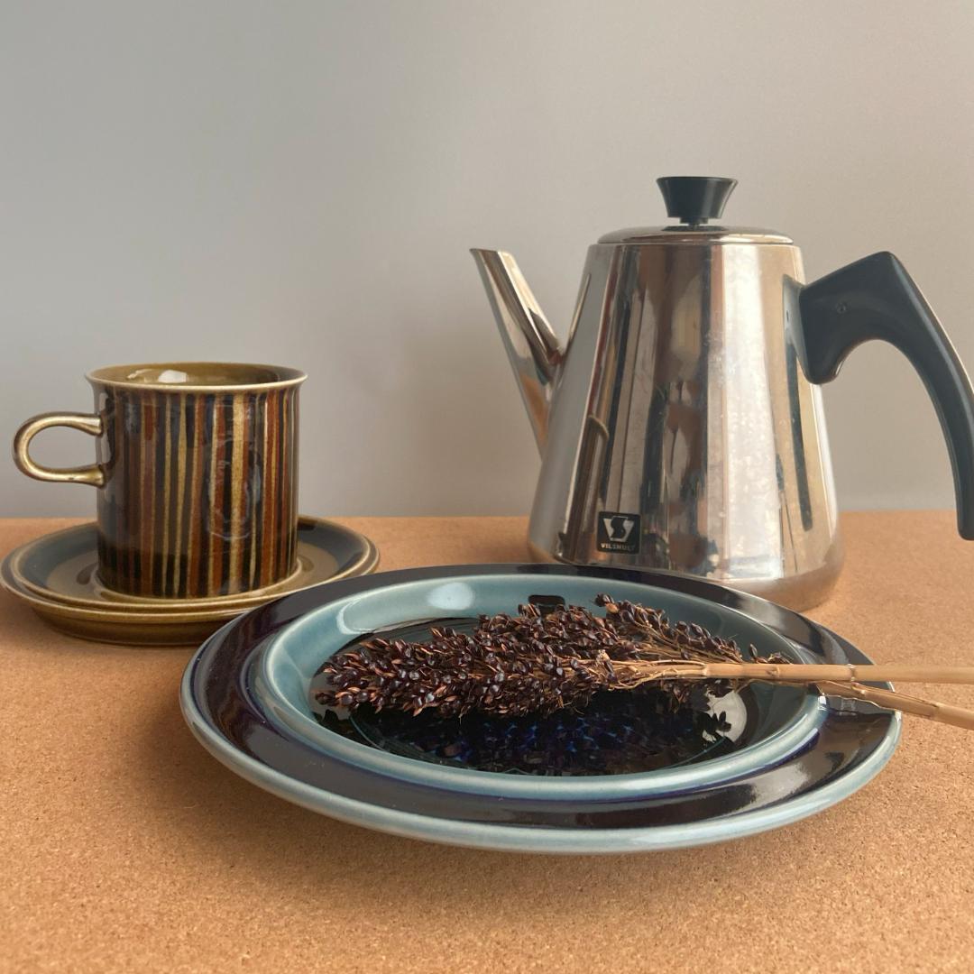 アラビア FRUCTUS フラクタス 青 ブルー Φ20 プレート 1枚 C