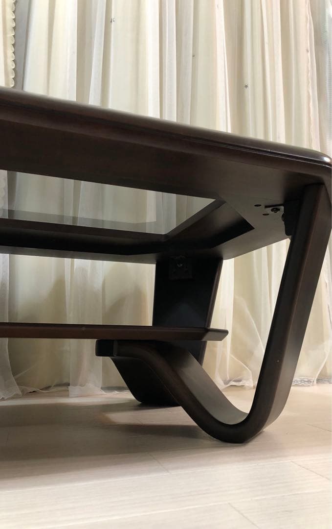 FUJI　FURNITURE デザイン木製曲がり木センターテーブル