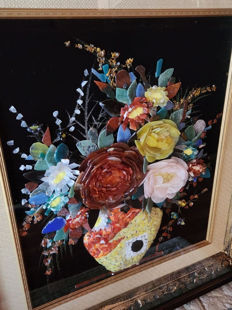 特大サイズ！　宝石画、貴石画