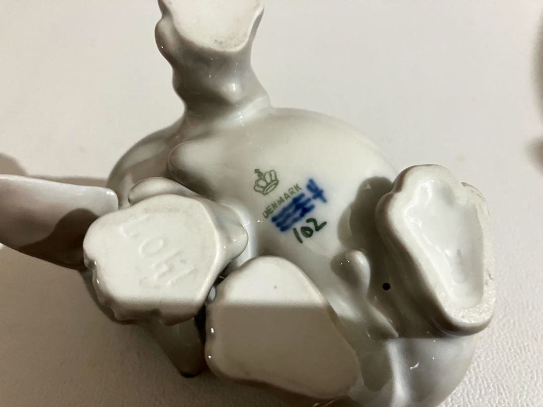 ロイヤルコペンハーゲン　ダックスフンド　置物　2体セット