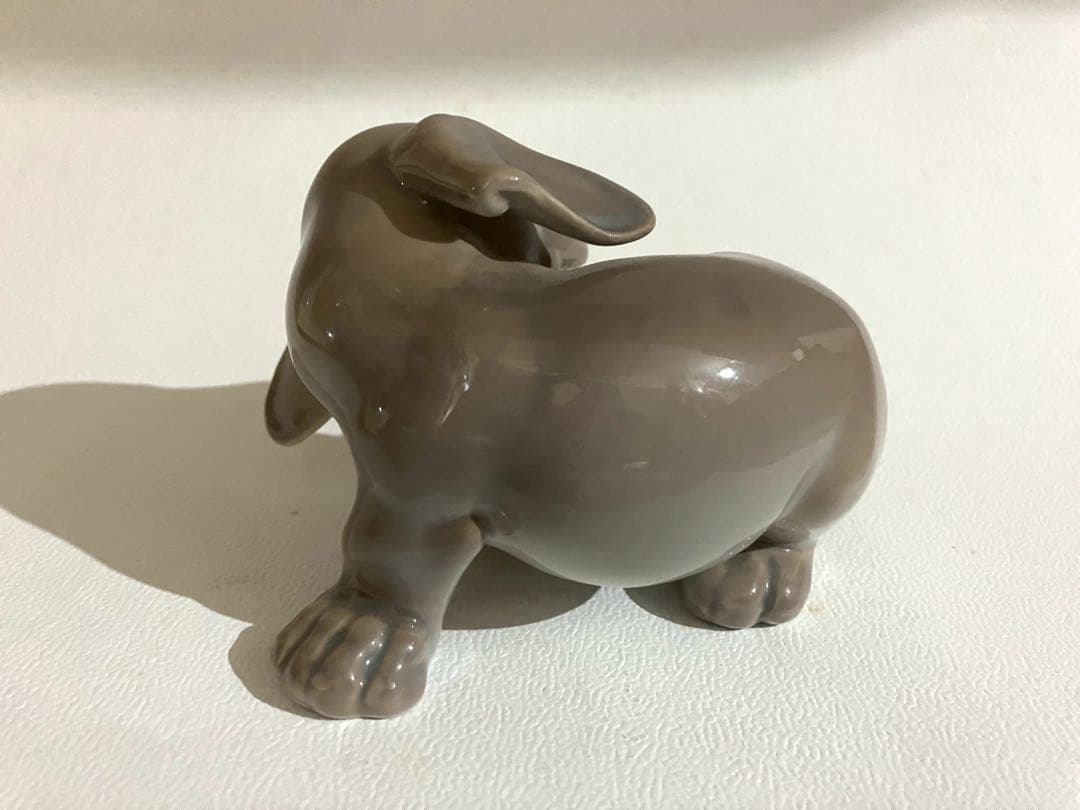 ロイヤルコペンハーゲン　ダックスフンド　置物　2体セット
