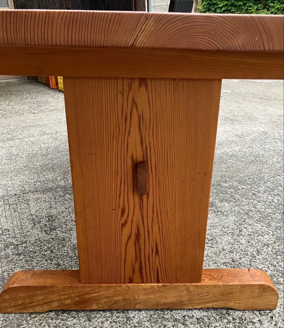 希少！無垢 一枚板 ダイニングテーブル 2m幅