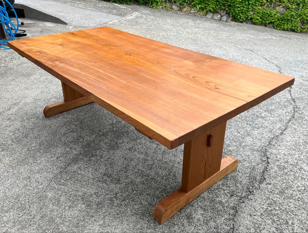 希少！無垢 一枚板 ダイニングテーブル 2m幅