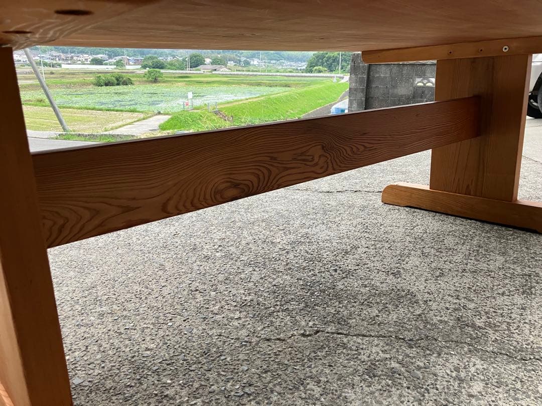 希少！無垢 一枚板 ダイニングテーブル 2m幅