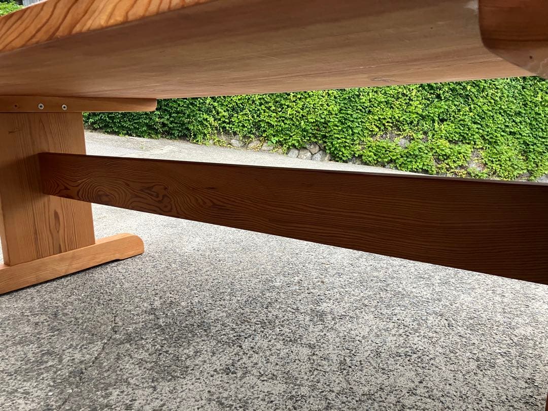 希少！無垢 一枚板 ダイニングテーブル 2m幅