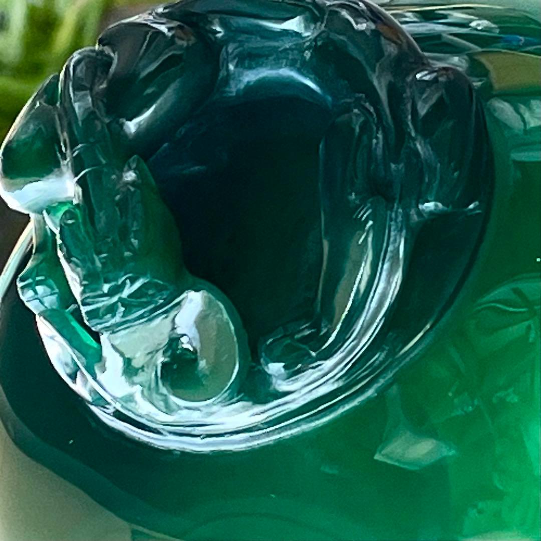 緑瑪瑙　メノウ瓶 天然瑪瑙　厄除け置物　中国伝統工芸 大型