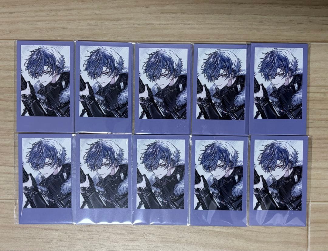 にじさんじ 小柳ロウ 誕生日グッズ 2025 チェキ風カード トレカ10枚