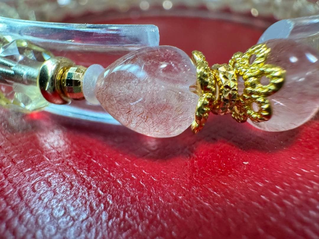 カザフスタン産 ストロベリークォーツ ブレスレット