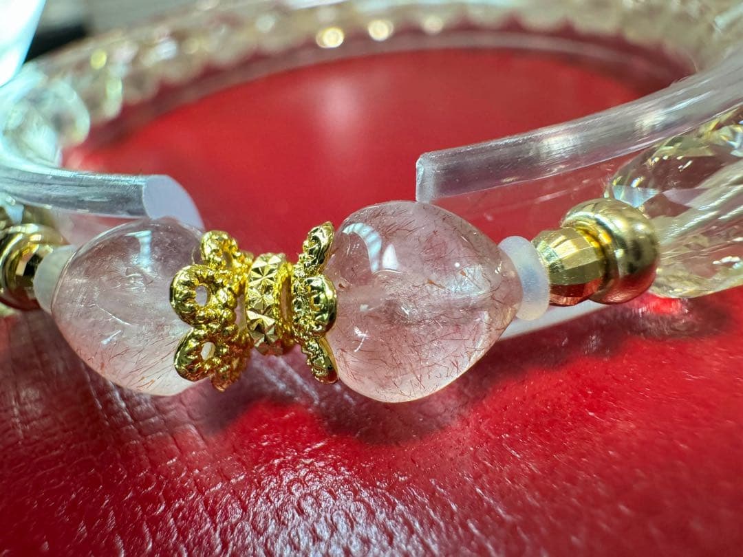 カザフスタン産 ストロベリークォーツ ブレスレット