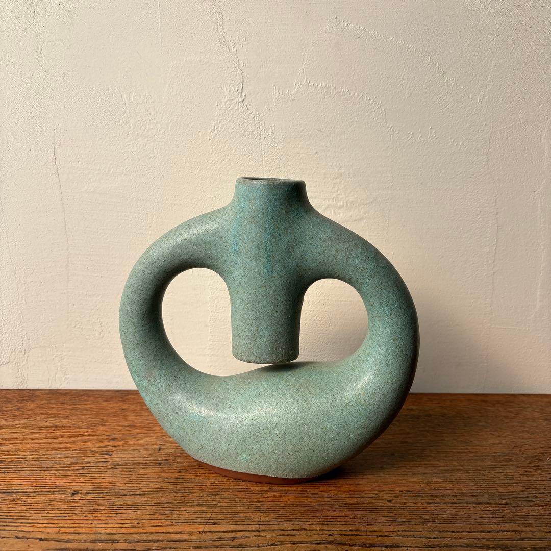 いけばな 花器 清山焼 青銅色 変形 草月 池坊 古流 小原流 - メルカリ