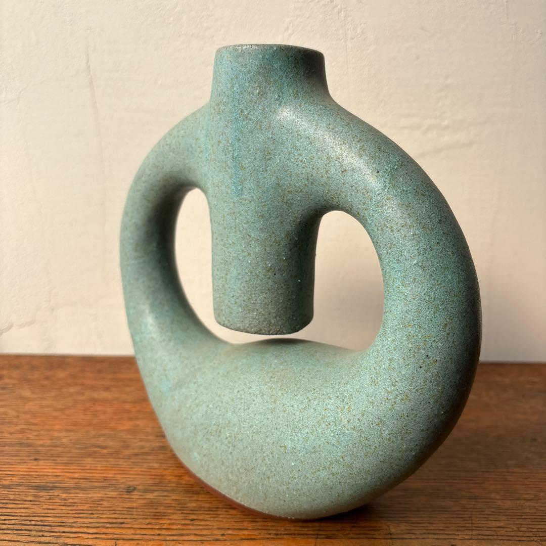 いけばな 花器 清山焼 青銅色 変形 草月 池坊 古流 小原流 - メルカリ