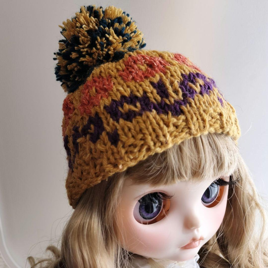 ノルディック模様のニット帽✦ネオ ブライスアウトフィット dayuanbao