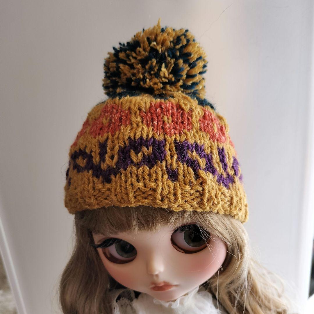 ノルディック模様のニット帽✦ネオ ブライスアウトフィット dayuanbao