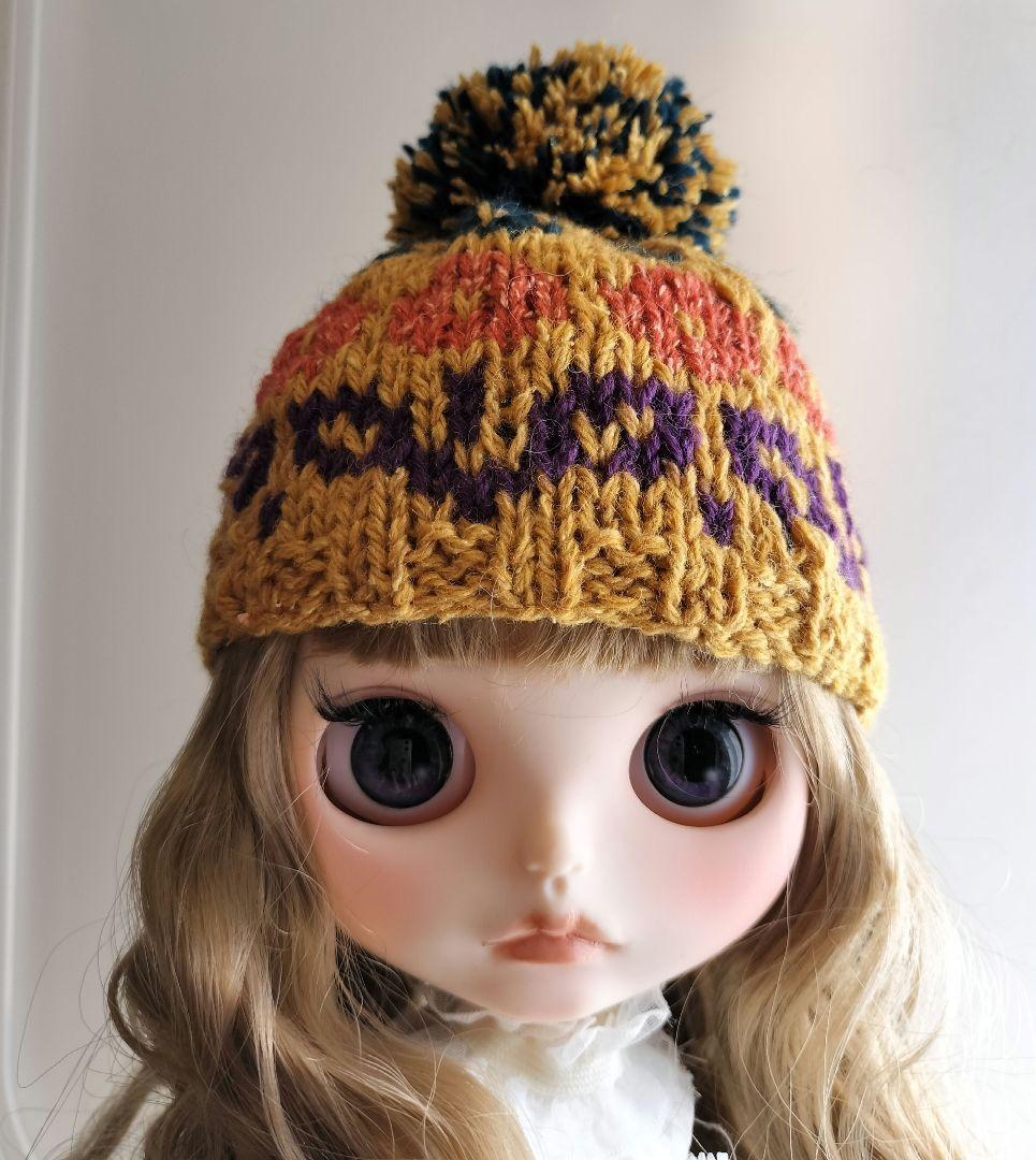 ノルディック模様のニット帽✦ネオ ブライスアウトフィット dayuanbao