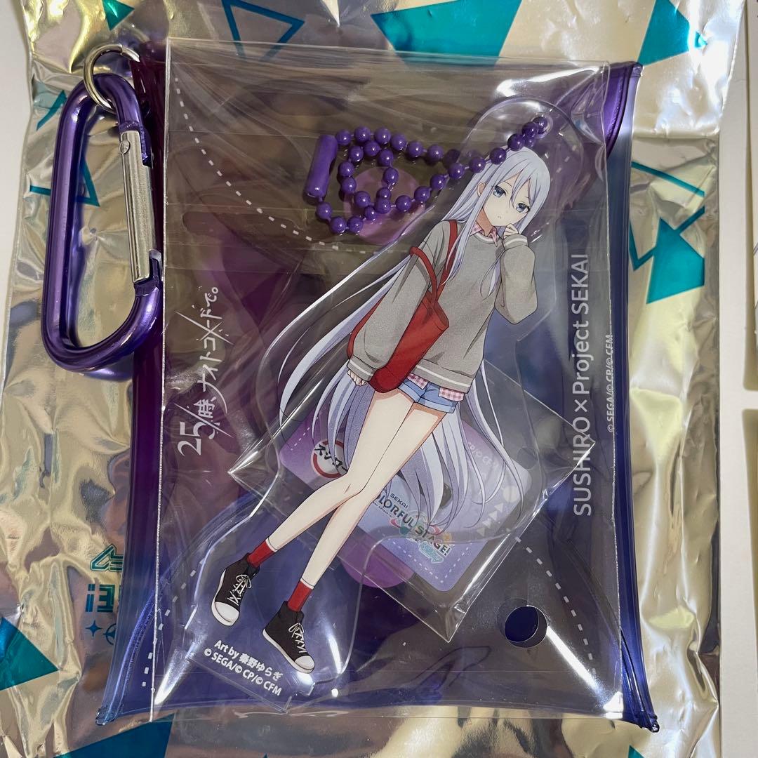 宵崎奏 プロセカ スシロー マルチポーチ カード コラボ 限定 寿司