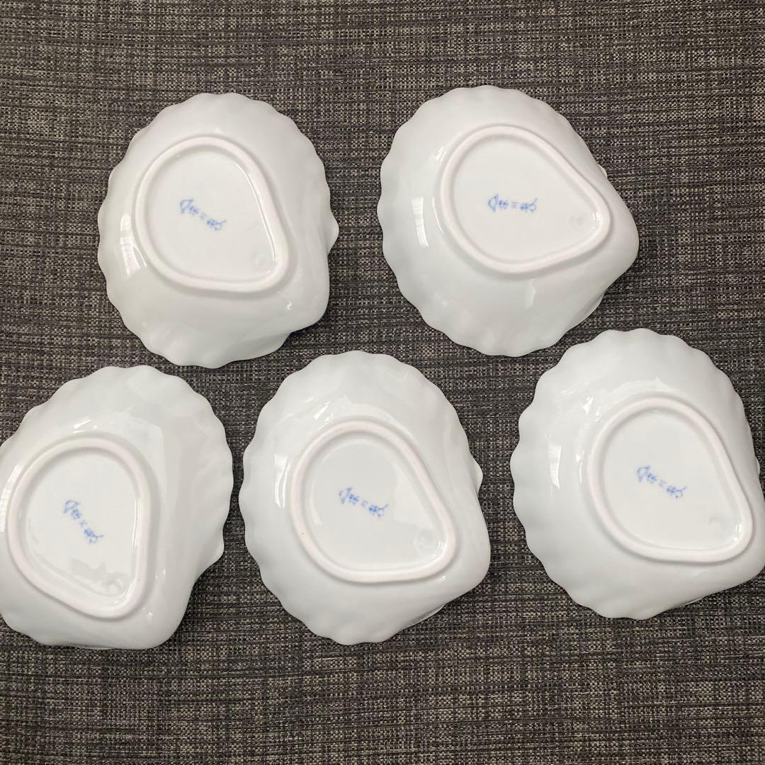 深川製磁　ブルーワイナリー　貝型皿