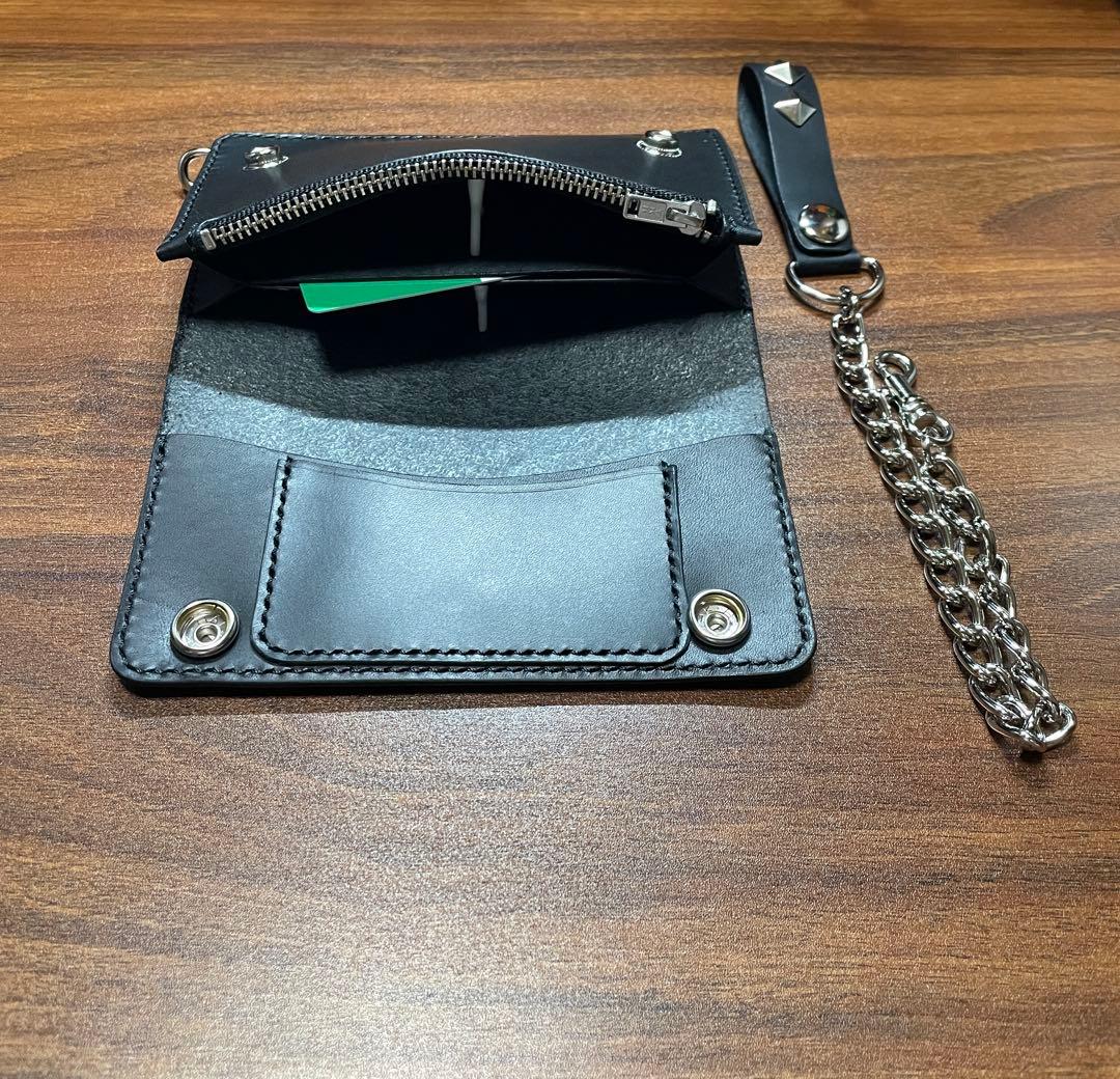 牛革本革ミドルトラッカーウォレット