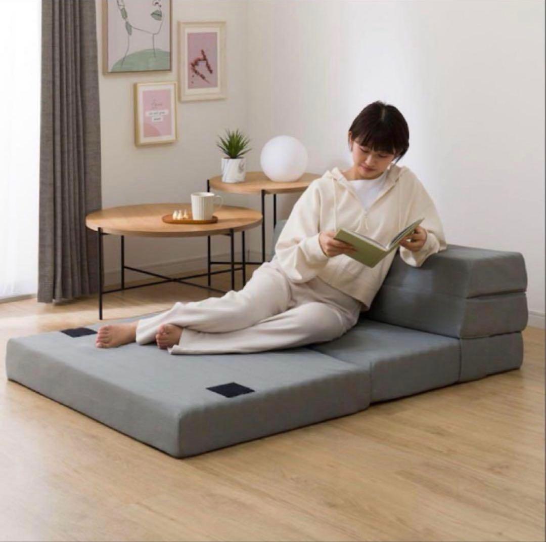 ニトリ　ソファになるマットレス シングル 2個セット