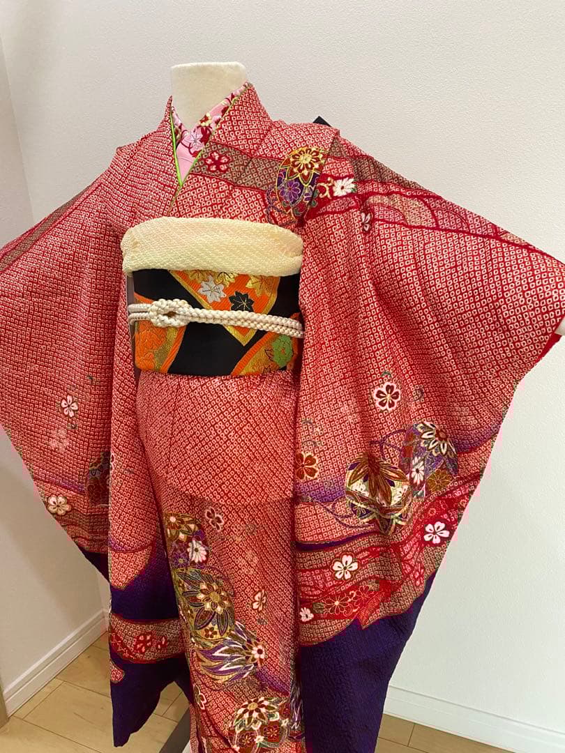 総絞り　7歳七五三 フルセット