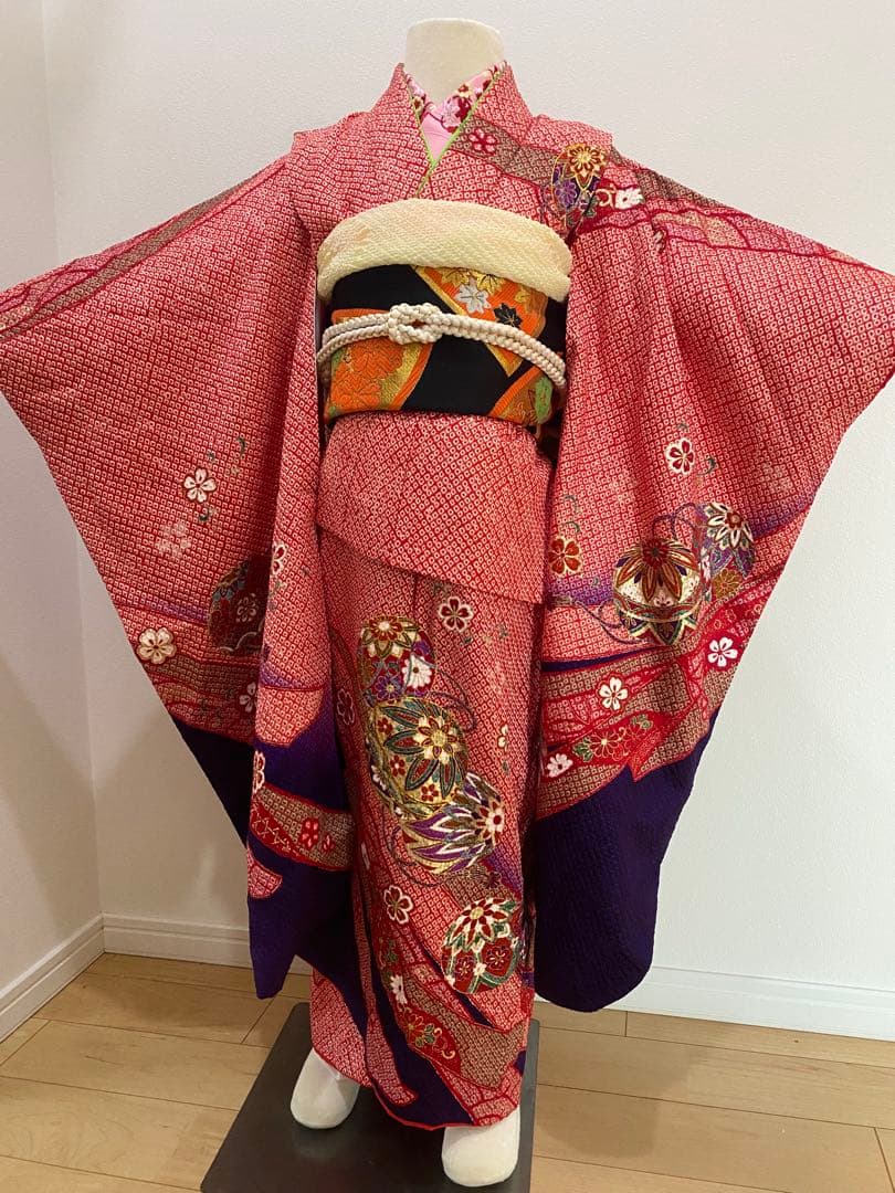 総絞り　7歳七五三 フルセット