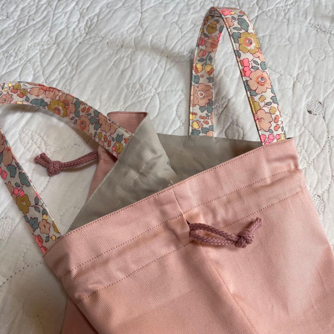 リバティ　手提げ袋　お着替え袋　上靴袋　3点　ベッツィ バーバーパパ　入園入学