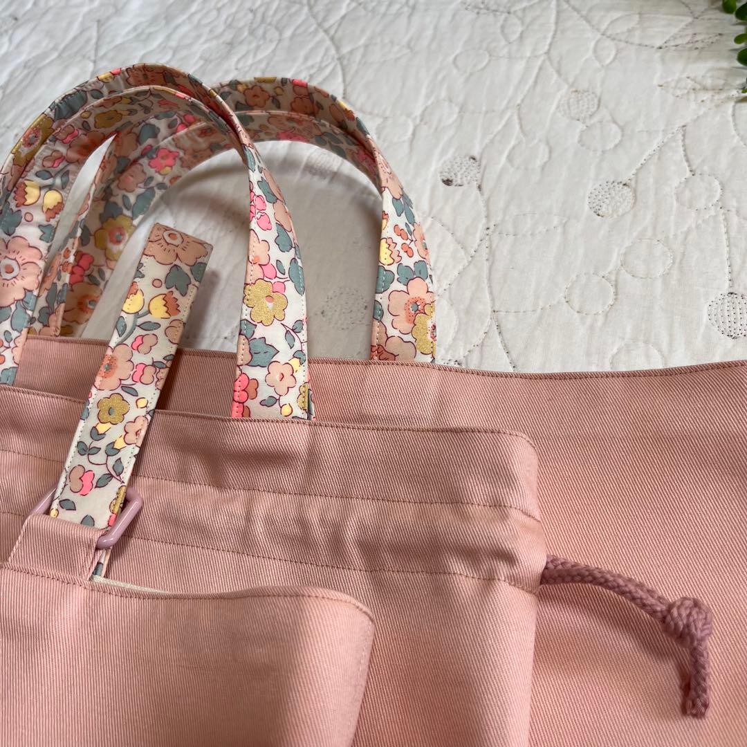 リバティ　手提げ袋　お着替え袋　上靴袋　3点　ベッツィ バーバーパパ　入園入学