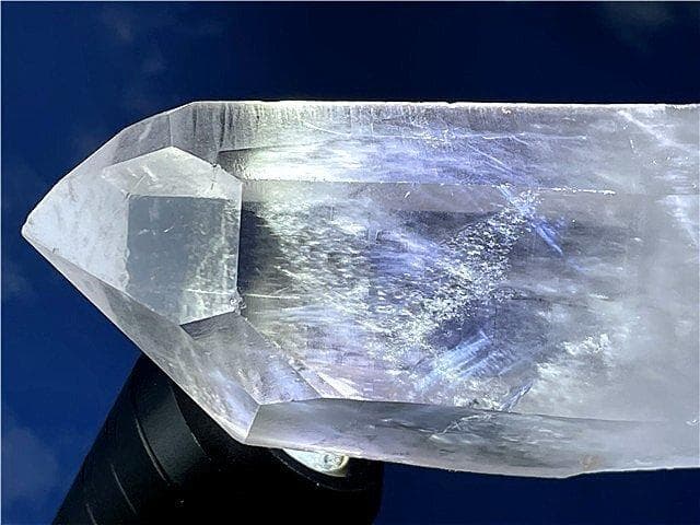 超強いパワーヒマラヤ産藍針入り天然水晶クラスターB88B6/328B74B