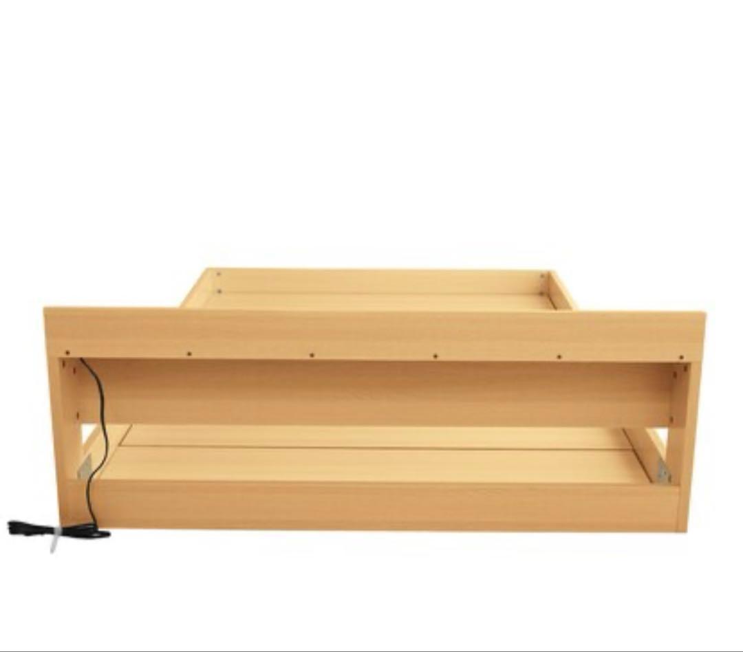 北欧調フロアベッドフレーム(S) オーク