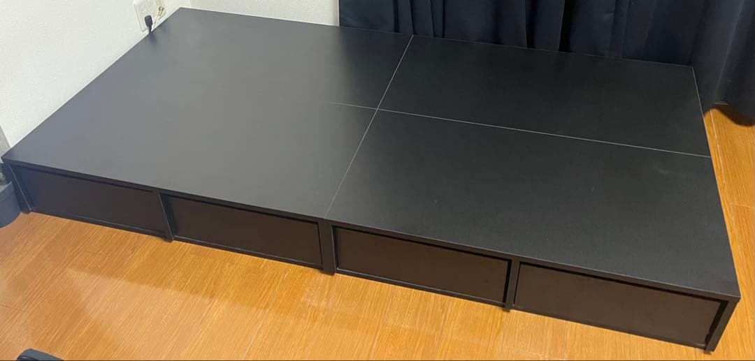 未使用 ベッドフレーム ブラック 小上がり