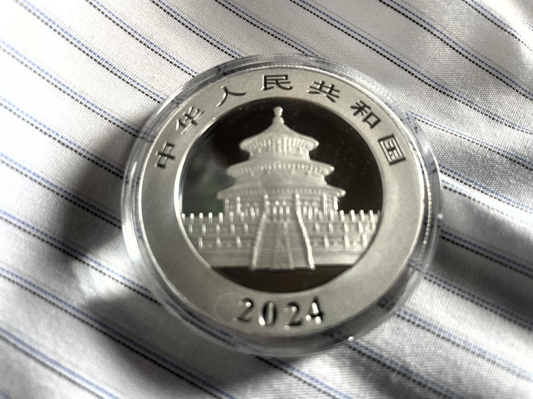 2024 (新品未使用) 中国 パンダ銀貨 30g10元 (カプセル入) 152 - メルカリ