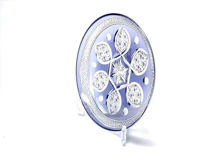 南端久司江戸切子盛皿