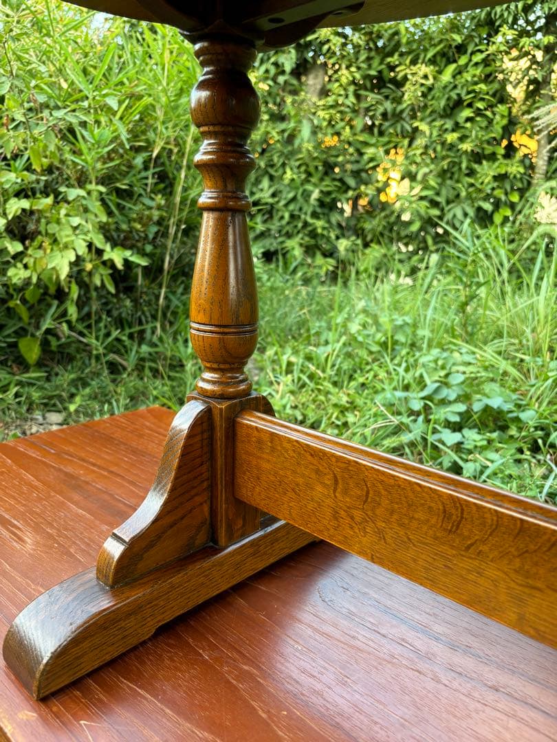 三越ブルージュ/カントリーハウス　オーバル型センターテーブル　ローテブル