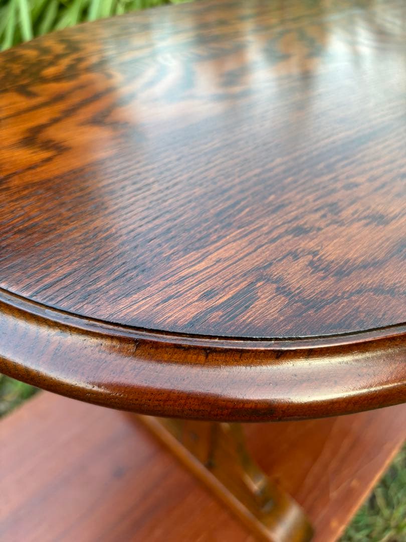 三越ブルージュ/カントリーハウス　オーバル型センターテーブル　ローテブル