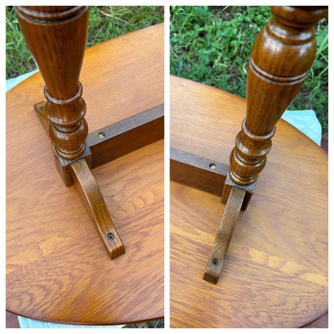 三越ブルージュ/カントリーハウス　オーバル型センターテーブル　ローテブル