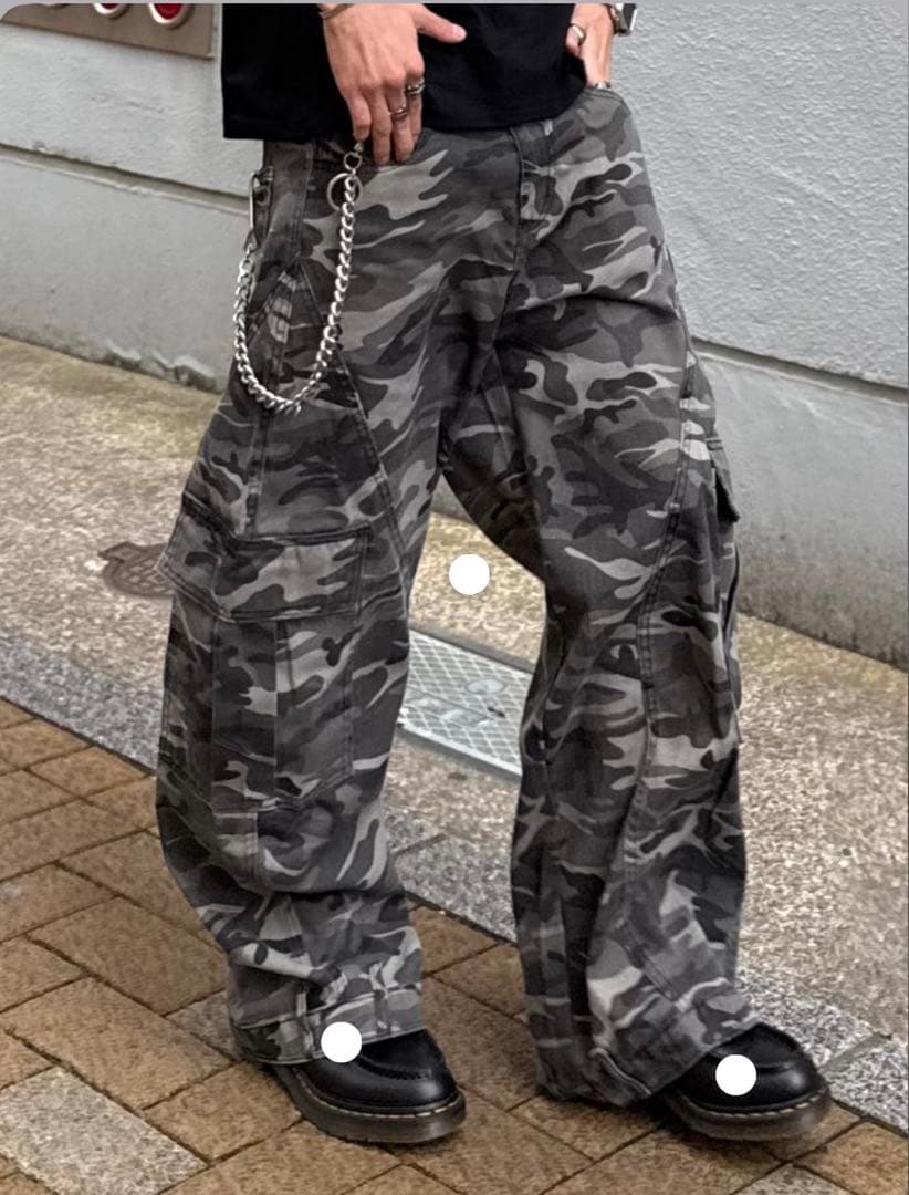 Kenshin_カモフラオーバーデニムパンツ DPB73348 - メルカリ