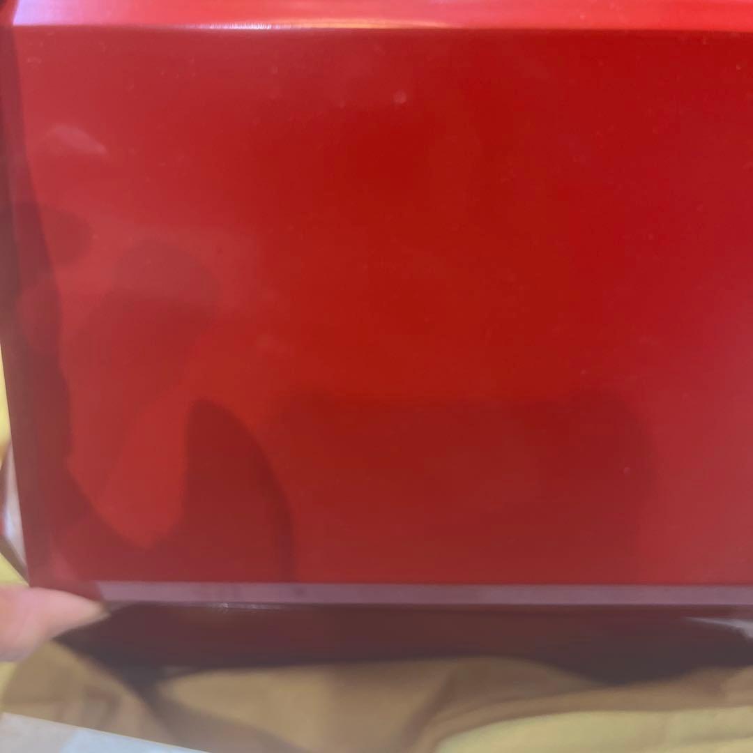 未使用長期保存朱塗り 高級長手重箱 2段松本昌夫