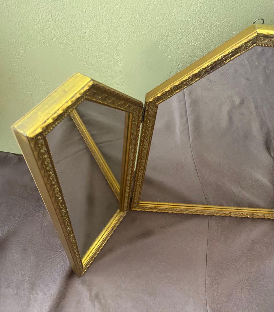 イタリアアンティーク三面鏡