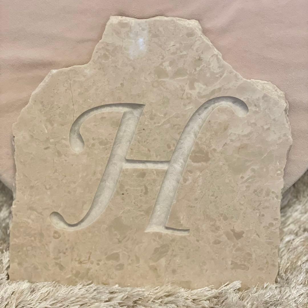 イタリア産天然石×アルファベットデザイン 《ラグジュアリー天然石》　9つセット