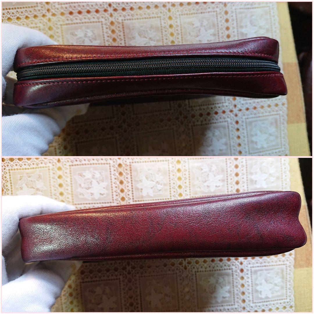 ゴールドファイルクラッチバッグ、スモールバック、化粧ポーチ、セカンドバッグ