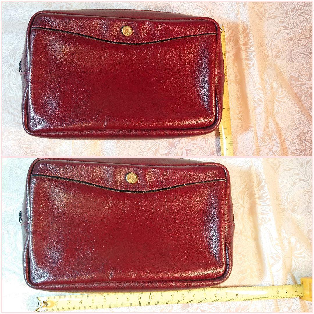 ゴールドファイルクラッチバッグ、スモールバック、化粧ポーチ、セカンドバッグ