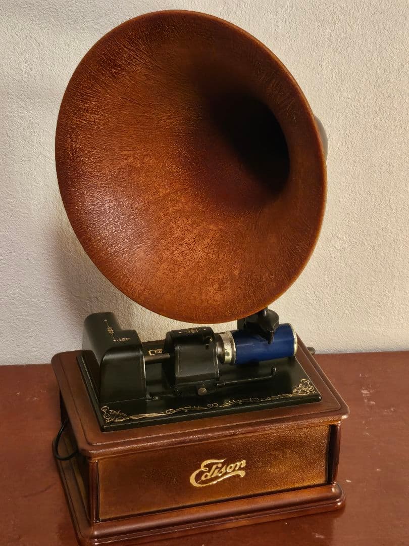 Technicsテクニクスエジソンオペラオルゴール蓄音機型