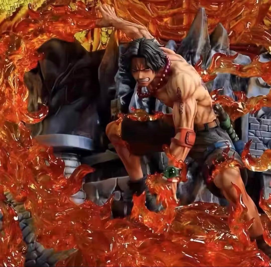 ワンピース　エース　白ひげ　ガレージキット