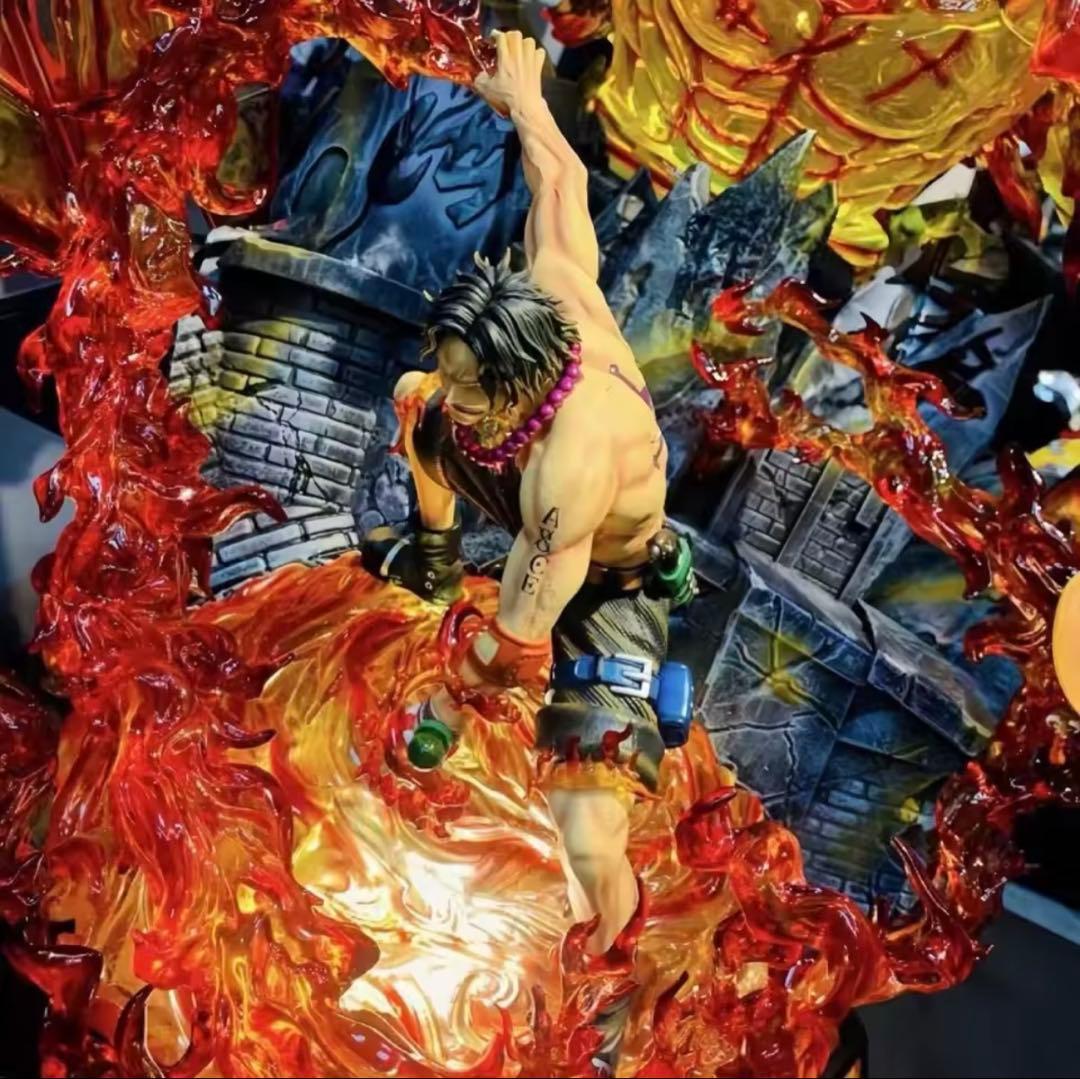 ワンピース　エース　白ひげ　ガレージキット